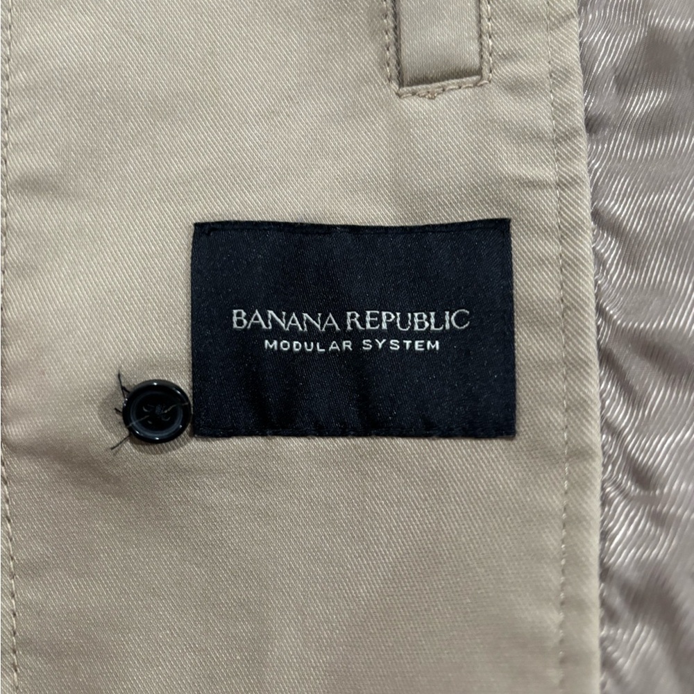 Banana Republic Men’s XL trench coat - Picture 2 of 3